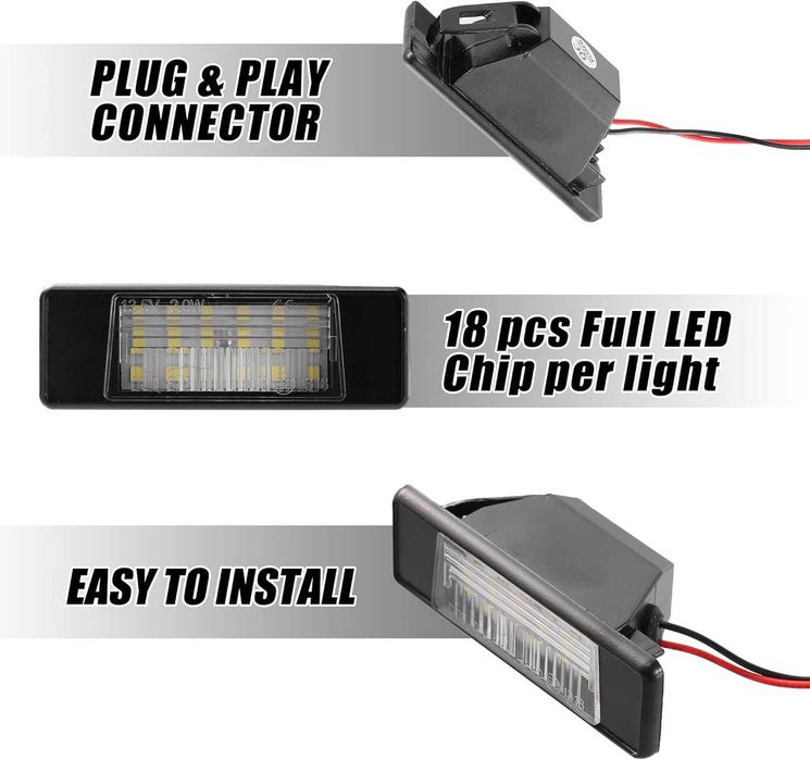 LED плафони за заден номер Nissan Juke Versa, Kicks, Infinity Q50 и др