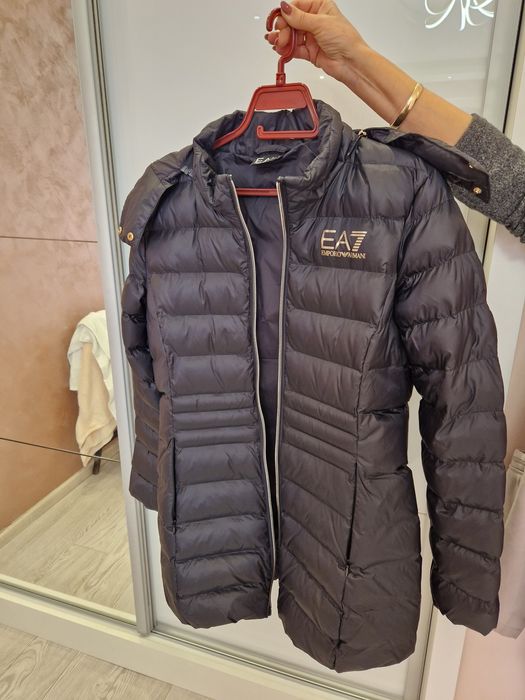 Дълго дамско яке над коляното Emporio Armani