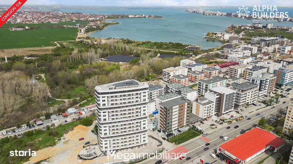 #Tomis Tower: 2 camere în bloc nou finalizat · Încălzire în pardoseală