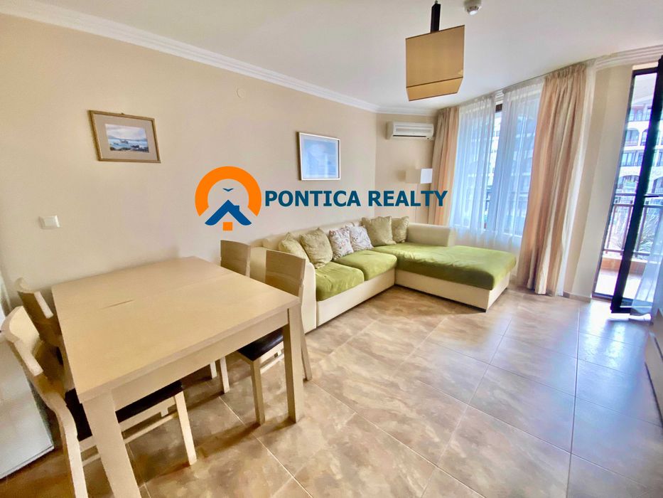 Двустаен на първа линия гледка море в Свети Влас- Манастира