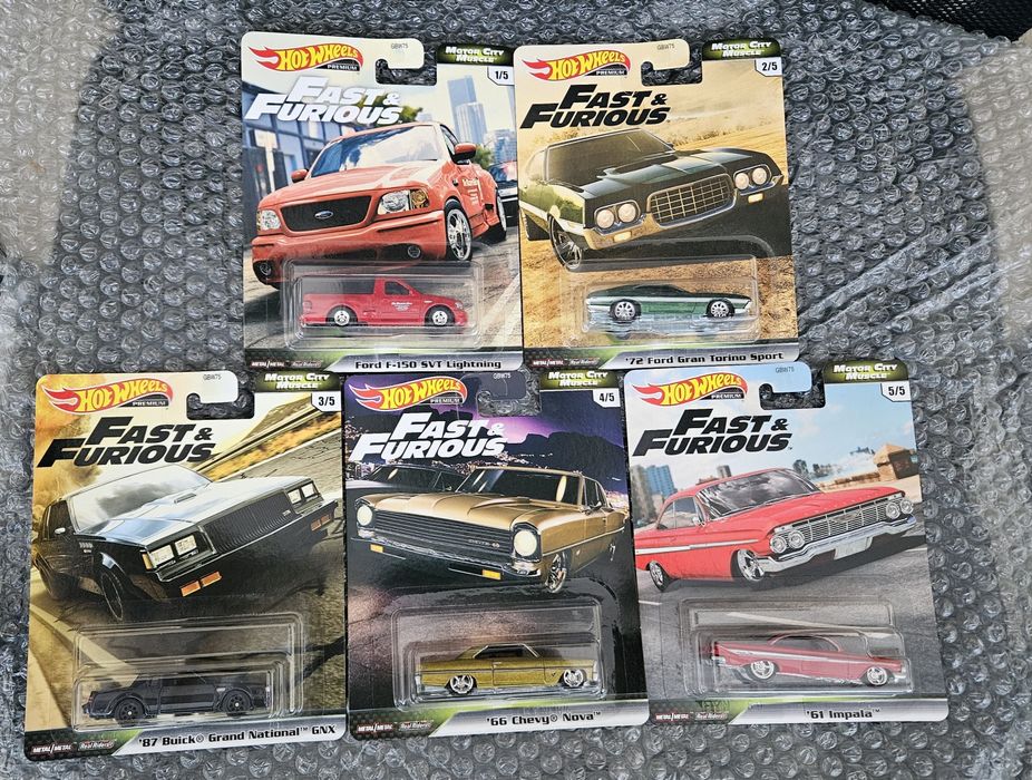 Hot wheels Fast and Furious Speed Machines  Premium  Сетове