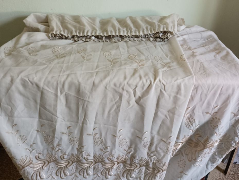 Шторы, тюль греческая.