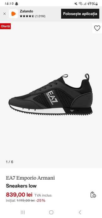 Adidasi Armani Woman