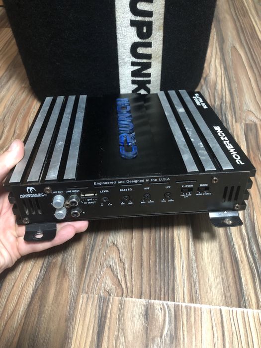 Subwoofer Blaupunkt si Statie Crunch