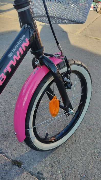 Bicicleta fetițe B'Twin 16" 500 Spy Hero Girl