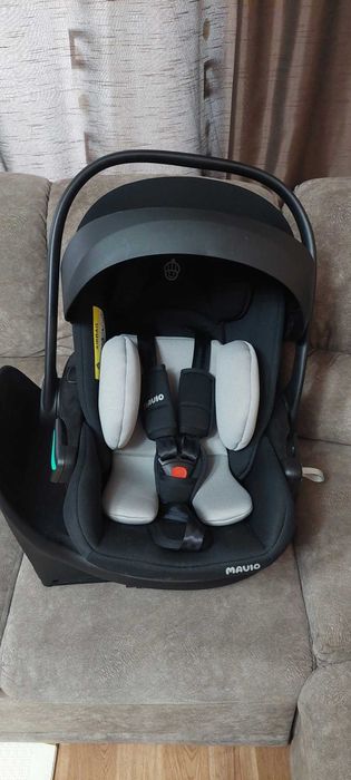 Scoica auto bebe cu Isofix 360 grade cu picior de sprijin