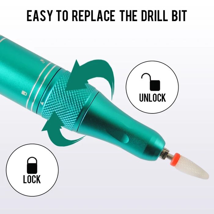 Безжична електрическа пила за нокти Cordless Nail Drill