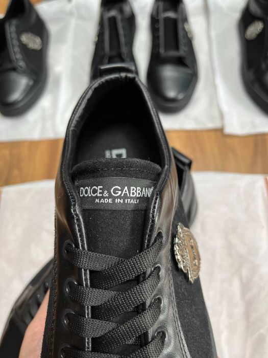 *Calitate Premium* Adidasi~sneakers low-top~pantofi casual-elegant Dolce Gabbana D&G (Livrare cu verificare)