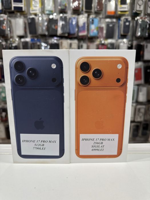 iSellStore Vâlcea vinde: iPhone 17 Pro Max / 17 Pro Cosmic Orange -