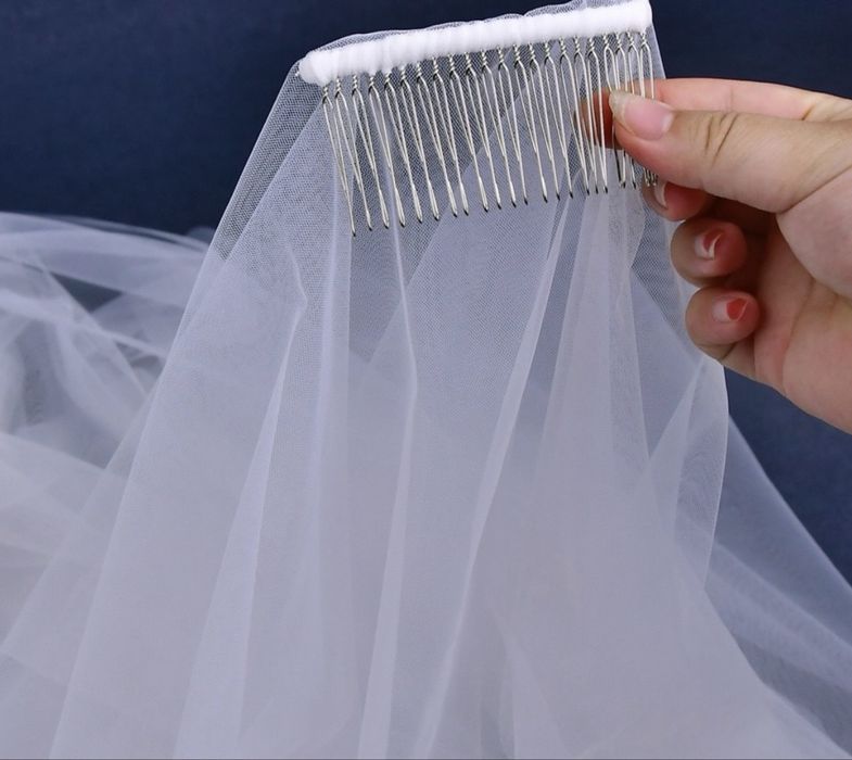 Фата двойная новая