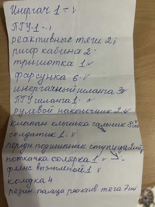 Запчасти на камаз форсуинки пгу реактивные тяги
