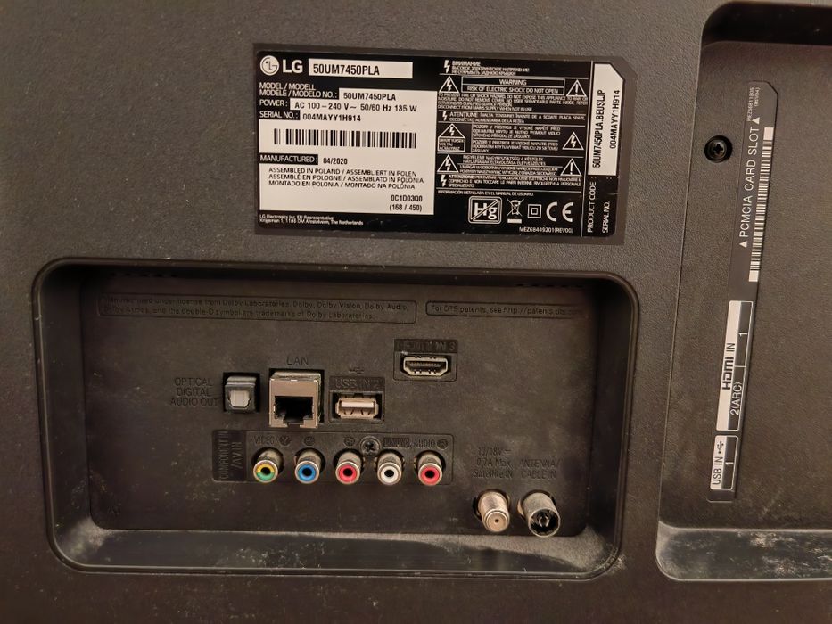 Televizor Defect LG  125cm Smart  50UM7450PLA