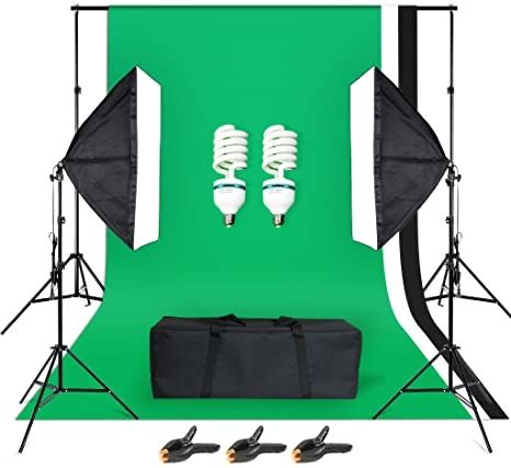 Фото студио. 2бр софтбокс и фонова система! Видео. Фото. Продукти.