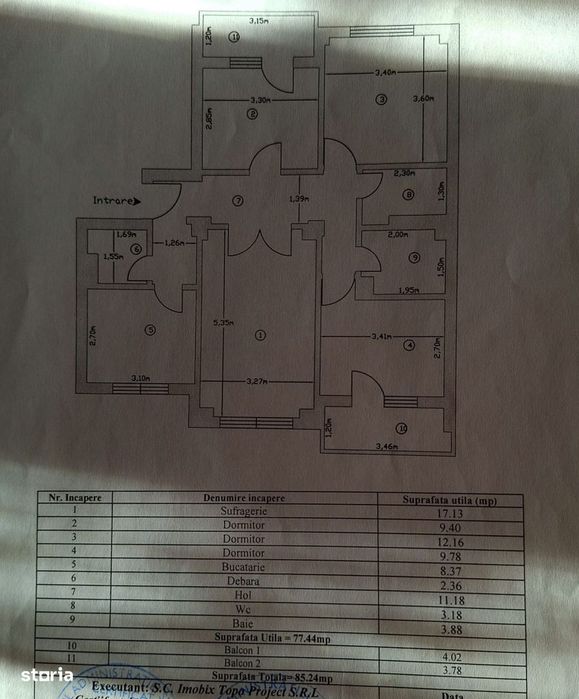 4 camere PITEȘTI , Decomandat , Amplasament DEOSEBIT, negociabil !