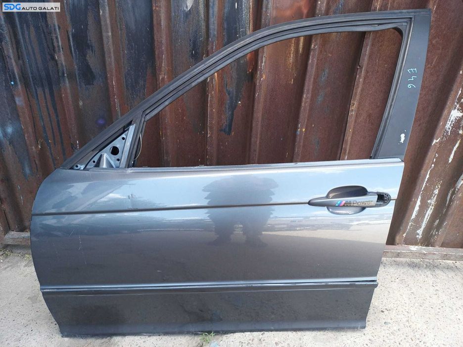 Usa Usi Portiera Portiere Stanga Fata BMW Seria 3 E46 1998 - 2006 Culoare Stahlgrau [X3735]