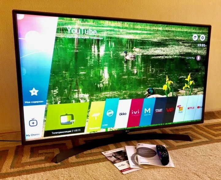 Телевизор lg 43lj622