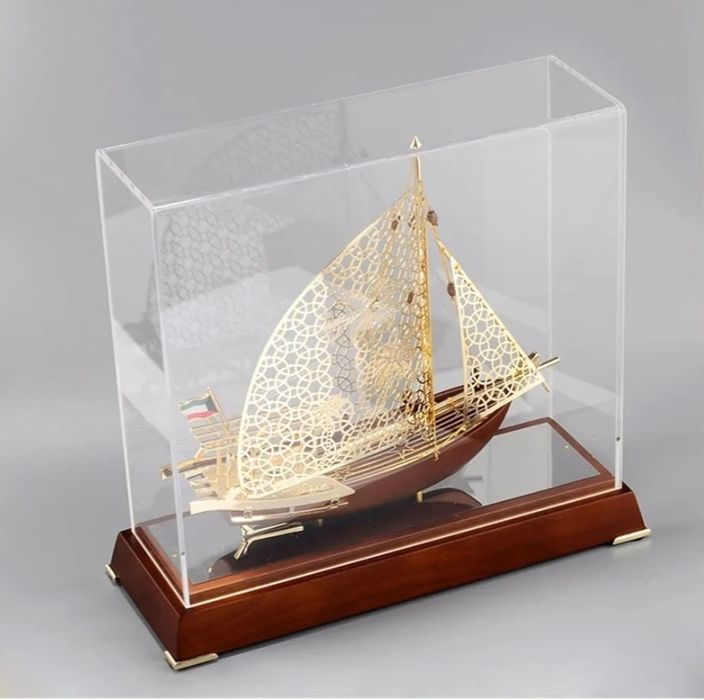 Люкс падарок Сувенирная модель корабля металлическая «Парусник