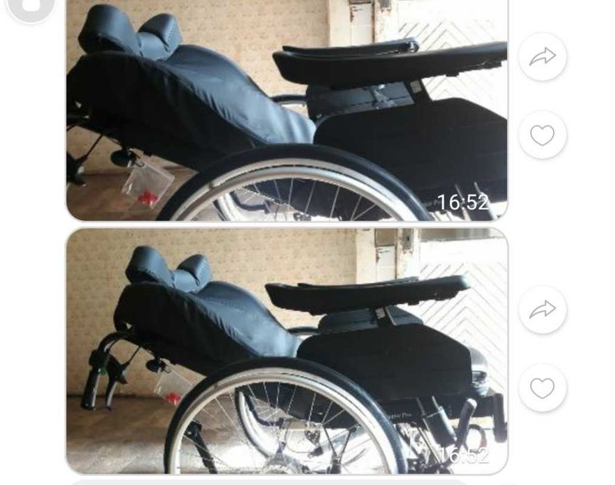 Мултифункционална инвалидна количка в отлично състояние 770лв.