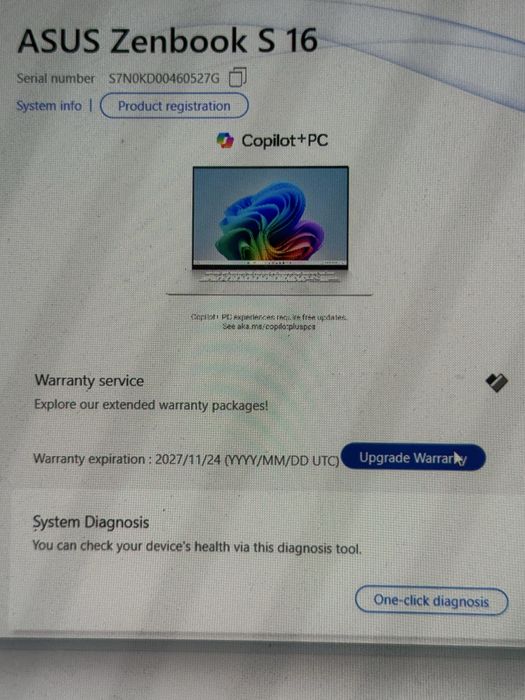 Asus zenbook s16