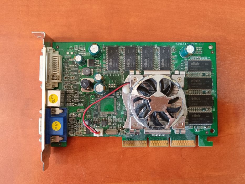 Видеокарты AGP разных годов