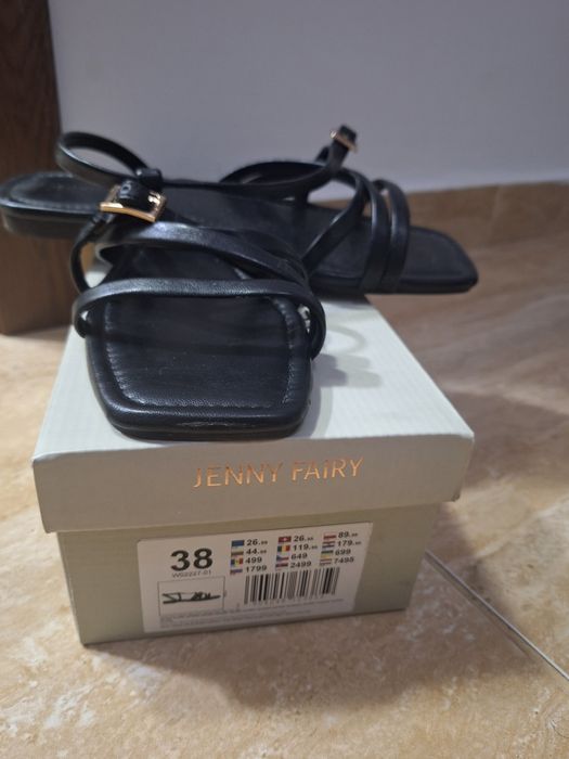 Sandale negre Jenny Fairy