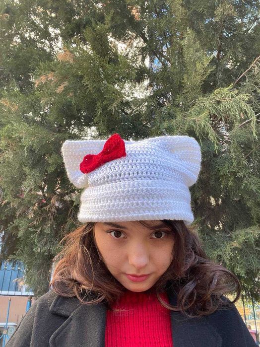 вязаные шапки ручной работы