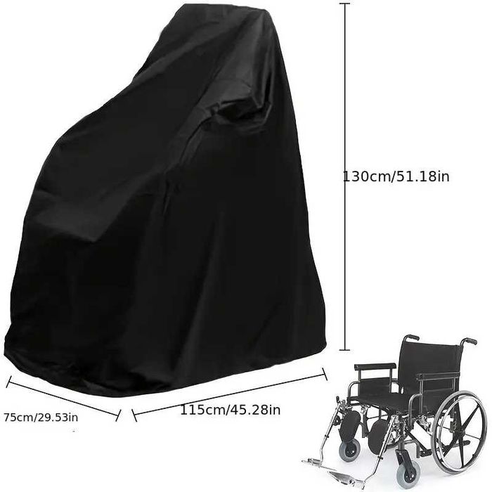 Husa prelata de protecție elastica poliester 24-26 inch roti bicicleta 160-200cm Husa prelata Oxford impermeabila scaun cu roti fotoliu 75x115x130cm