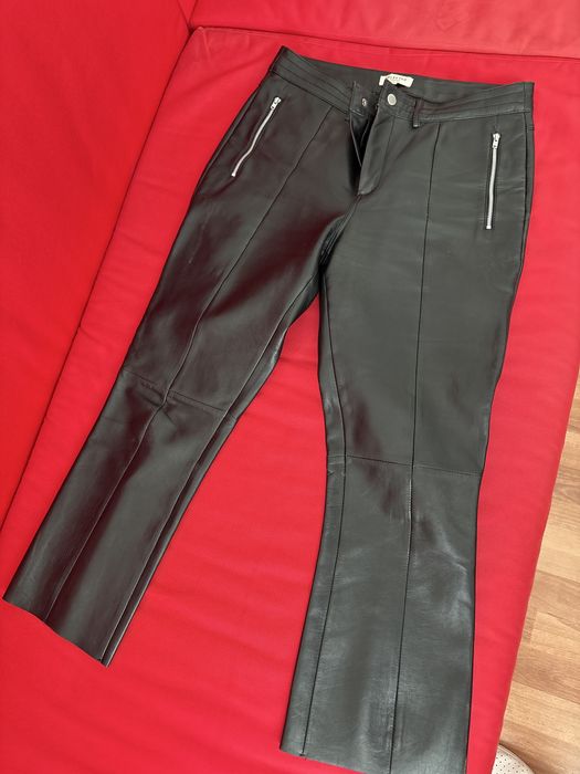 Pantaloni dama Selected 38 piele naturala