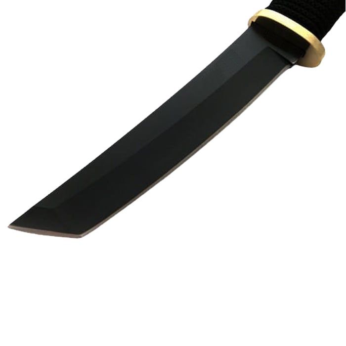 Cutit de vanatoare DEPOX®, Samurai Sempai, 28 cm, negru, teaca inclusa