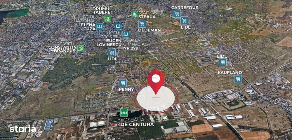 Teren pentru dezvoltare rezidentiala / mixta – Bragadiru, Ilfov