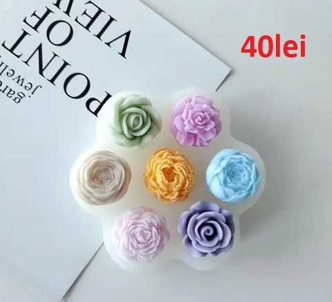 Matrite din Silicon pt Aranjamente florale – lumanari, sapun, ipsos