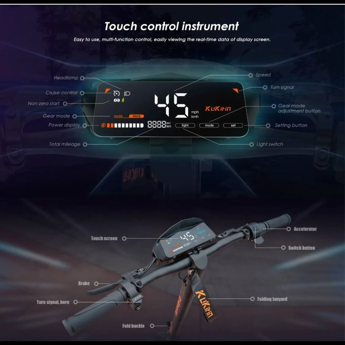 Електрическа тротинетка Kulirin G2 модел 2026