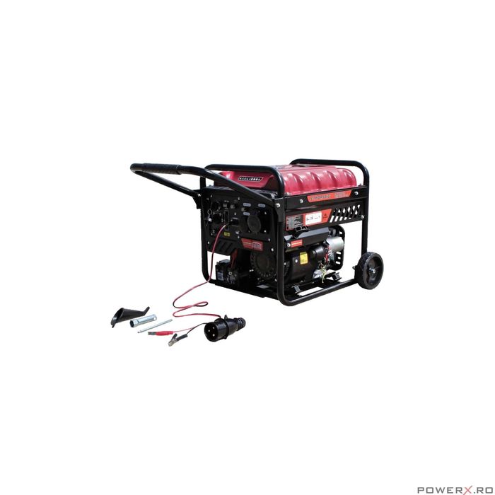 Generator de curent electric digital, 230V 5 KW, 5000 W, 12V, pornire