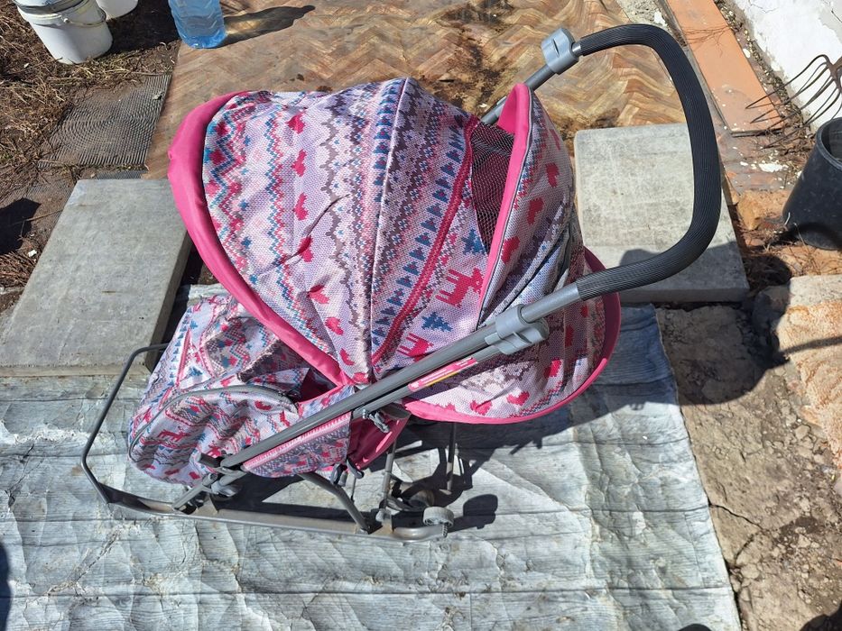 Сани - Коляска для девочки!