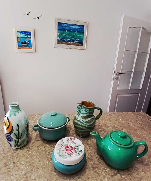 Керамика - лампа, чинии, декорация