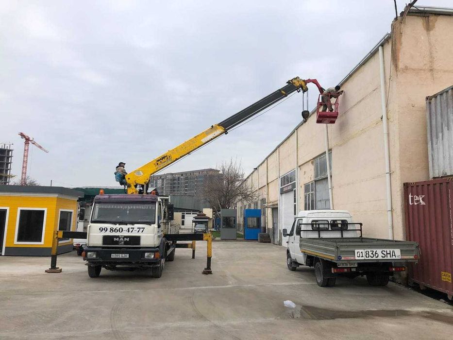 Услуга манипулятора 5 тонн, Kran manipulyator xizmat, Лучшая цена!