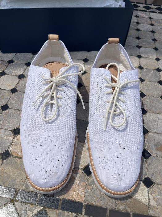 Mocasini de vara albi Cole Haan - marimea 44 - stare foarte buna