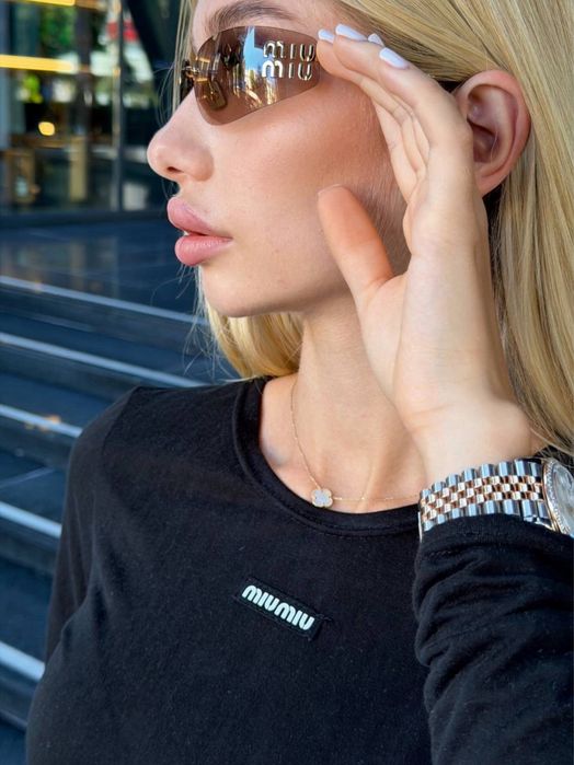 Блуза с дълъг ръкав Miu
