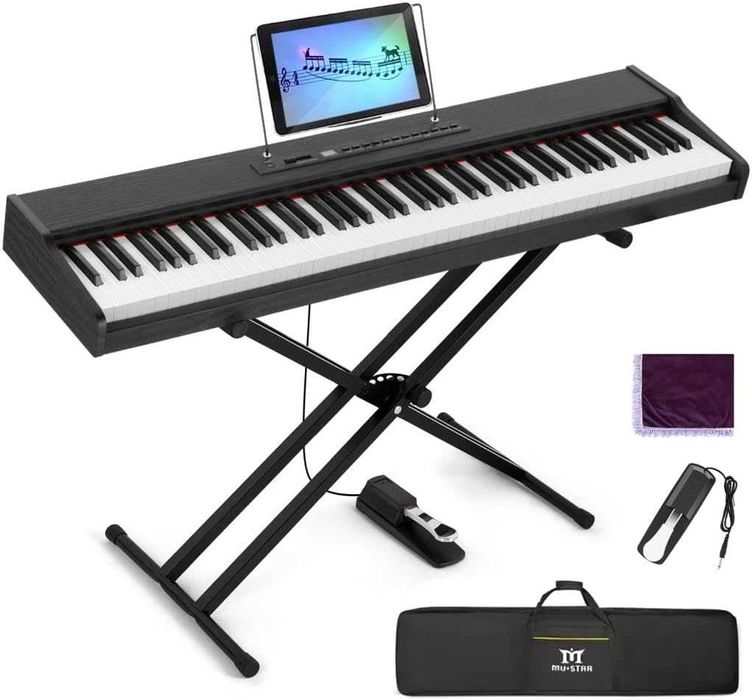 Pian digital Mustar Digital Piano 88 de clape (Weighted + Bluetooth)