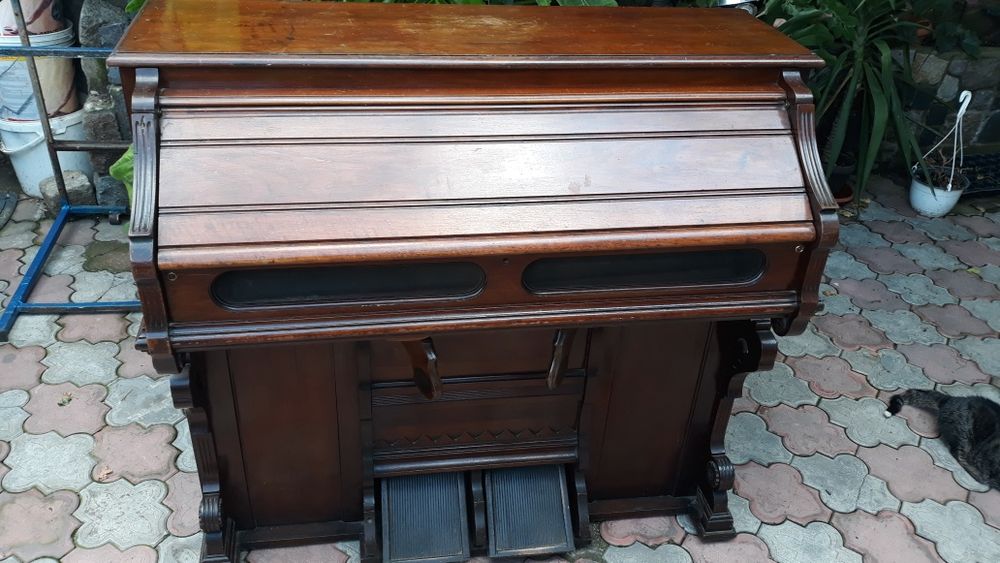 Harmonium Mason&Hamlin Orgă de biserică pianină mecanică cu pedale