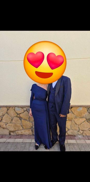 Мъжки официален костюм XL