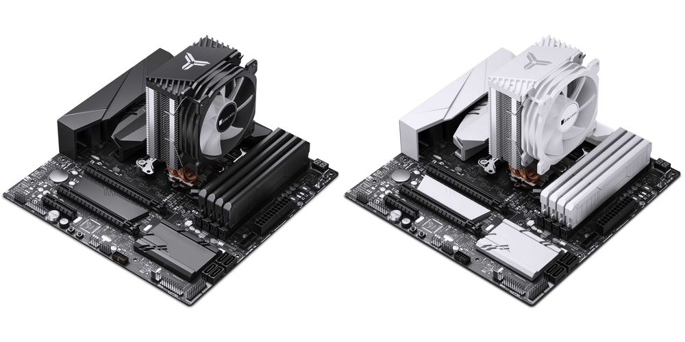 НОВ Охладител Jonsbo CR-1400 E 1150 AM4 1200 AM5 1700 RGB БЯЛ и ЧЕРЕН