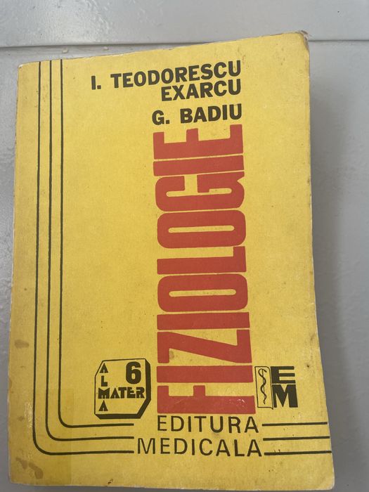 Manual Fiziologie ITeodorescu Exarcu, G Badiu
