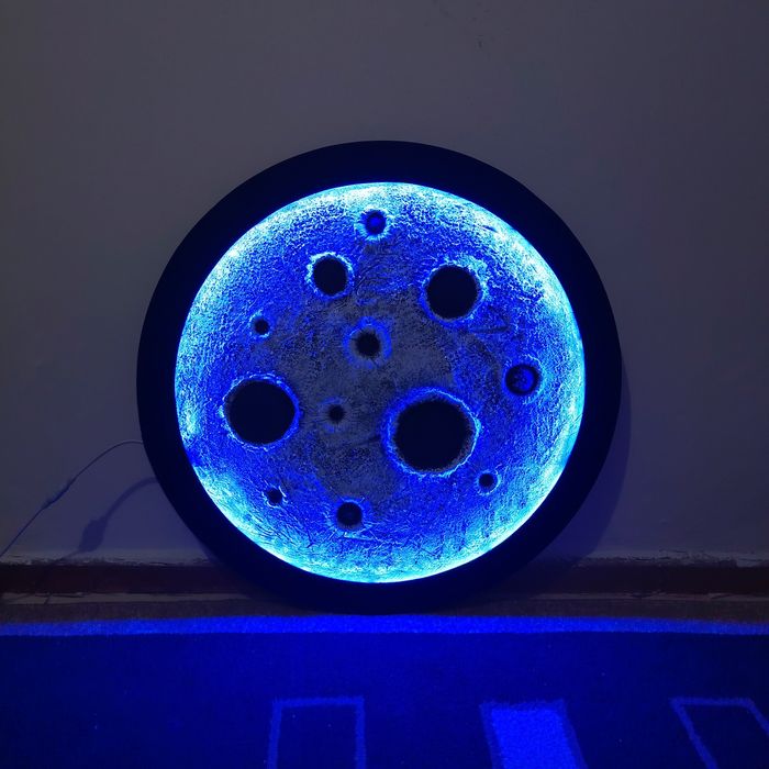 Dekorativ Moonlight devor chirog‘i 70 sm –  zamonaviy interyer uchun