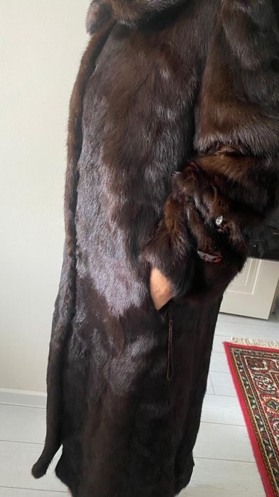 Норковая шуба длинная