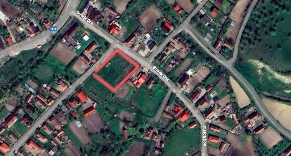 De vanzare teren de 2160 mp-utilitati-acces 2 strazi  in Cerghid