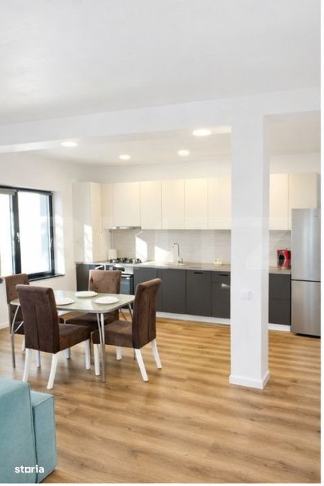 Apartament 2 camere, LUX, 60mp la casa, curte 40mp, langa Aeroport, De