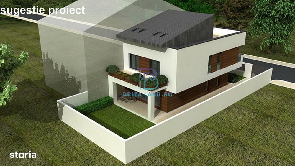 Bucurestii Noi, zona AFICity, teren 360mp, deschidere 12m.