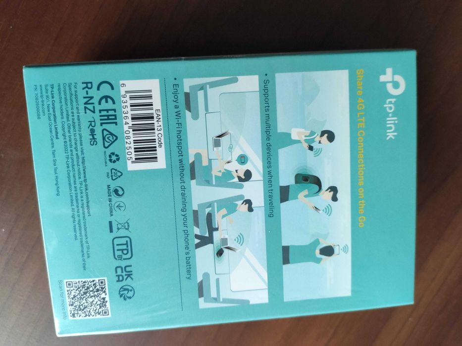 Router WiFi 4G TP-Link M7200 Portabil Orice SIM Cutie Sigilata