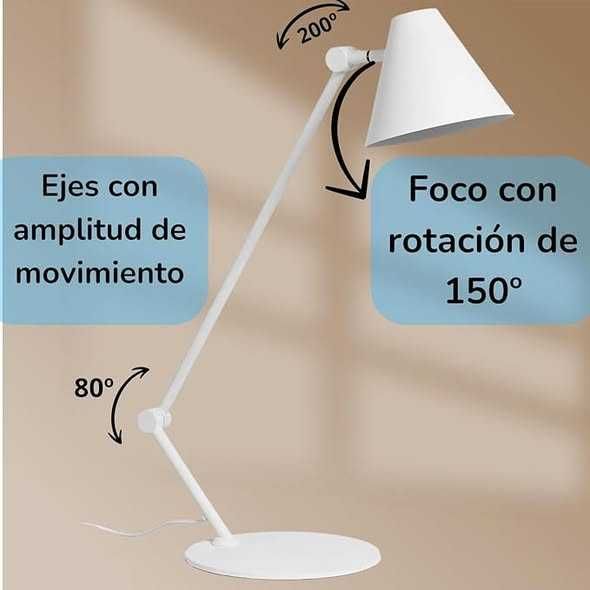 Lampă de birou MANTIS - lampă de arhitect - flexo e27